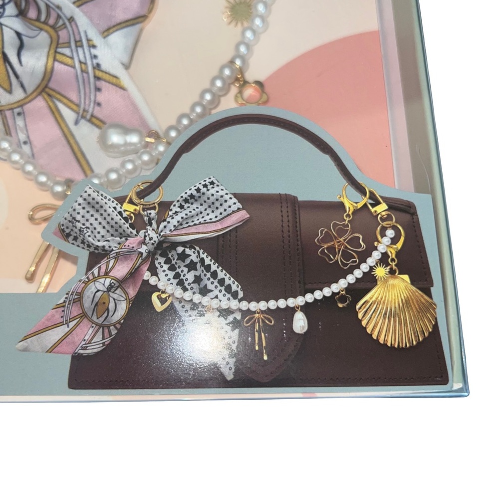 Bag Charm Kit - Gold and Pink - Picture 3 of 5